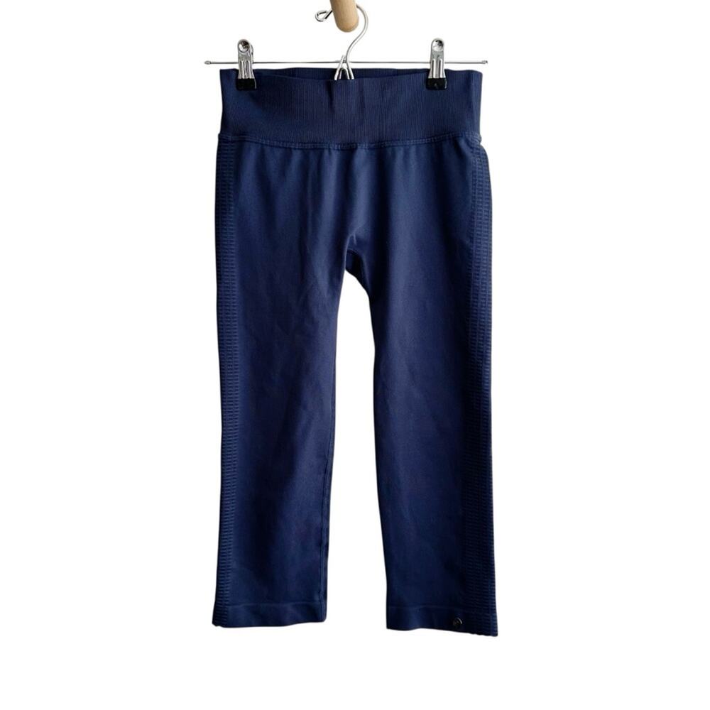 Brooks PureProject Seamless Running Cropped Tights Navy Blue Small